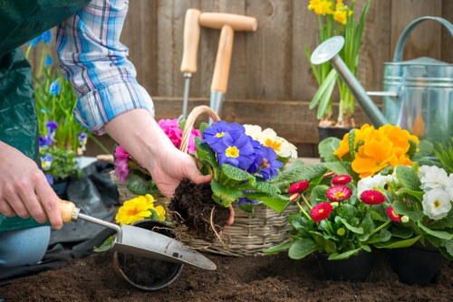 Reusable garden materials being donated through a local charity partnership