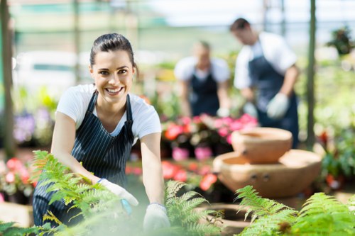 Accessible landscaping content being read with assistive technology